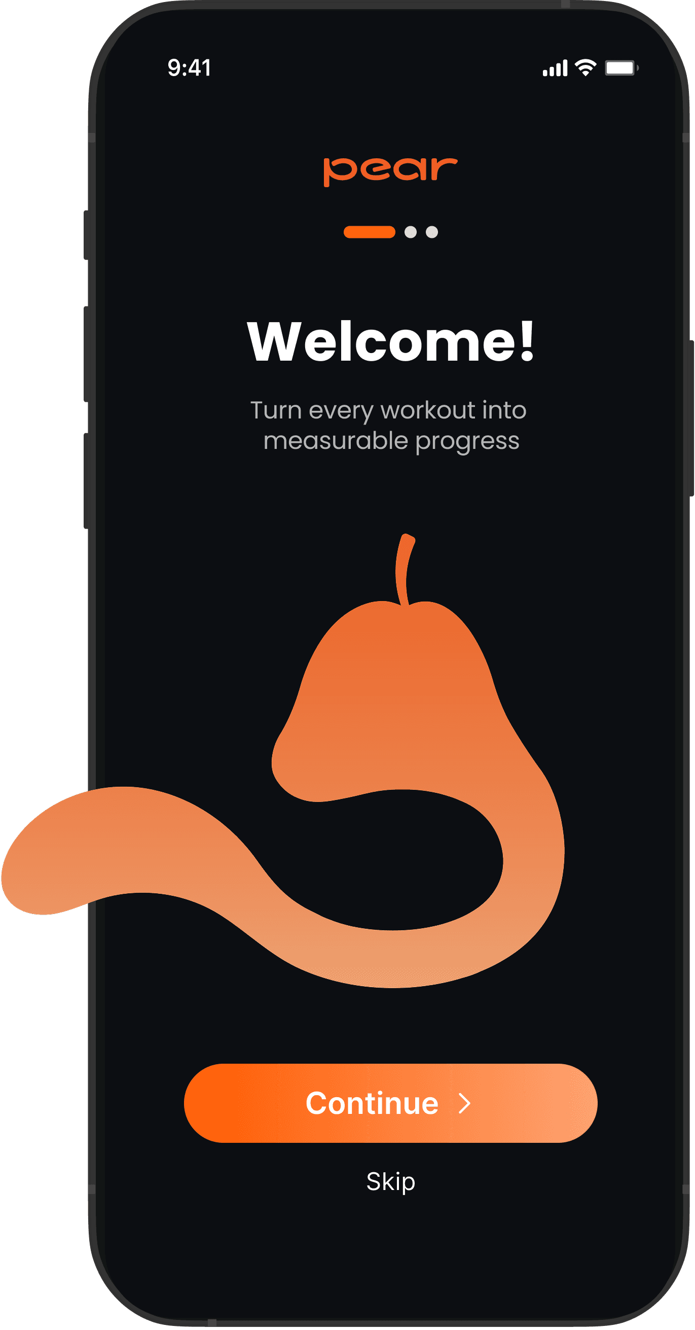 Pear app on iPhone